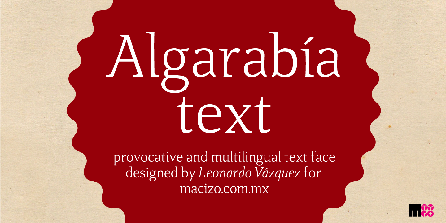 Algarabia Font preview